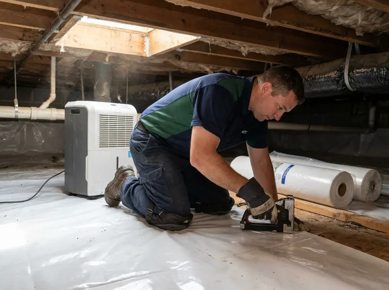Crawlspace Moisture Mitigation and Vapor Encapsulation in Charlotte, NC