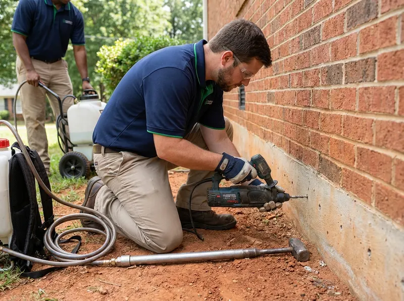 Subterranean Termite Soil and Structural Barriers in Charlotte, NC